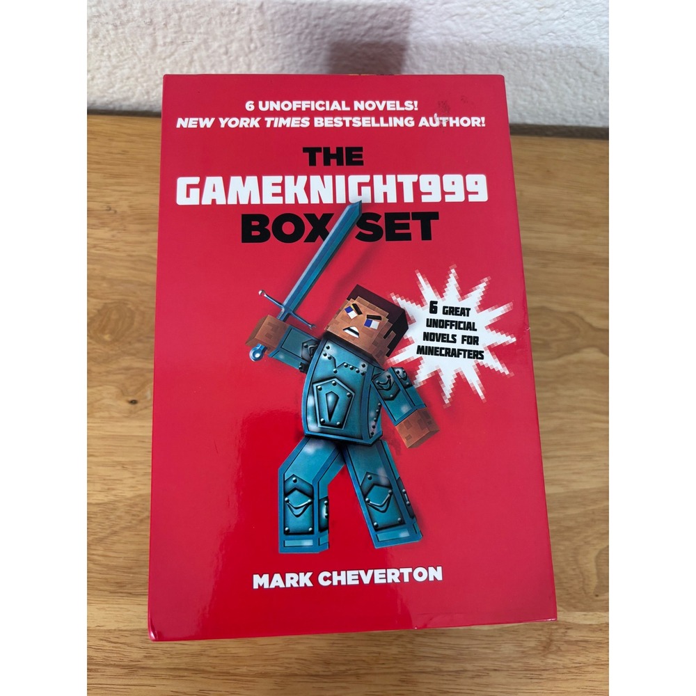 Mark Cheverton Gameknight999 Box Set Kids 6 Books Red Unofficial Minecraft Novel